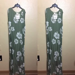 Long Hawaiian style dress